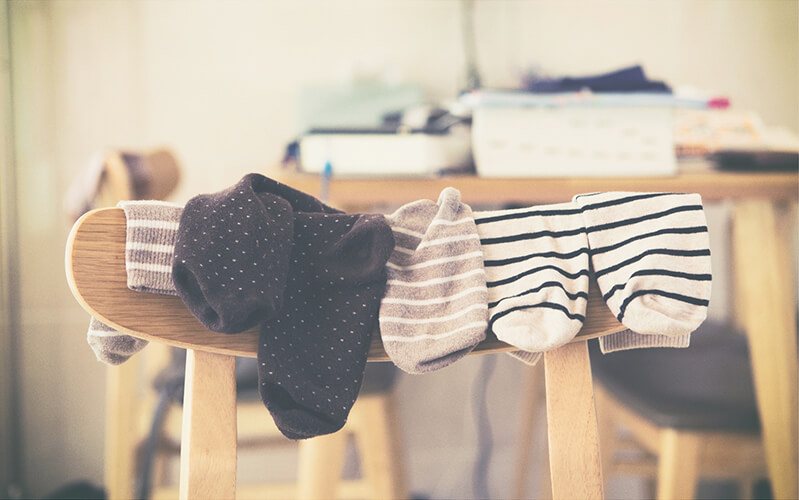 Socks on a Chair