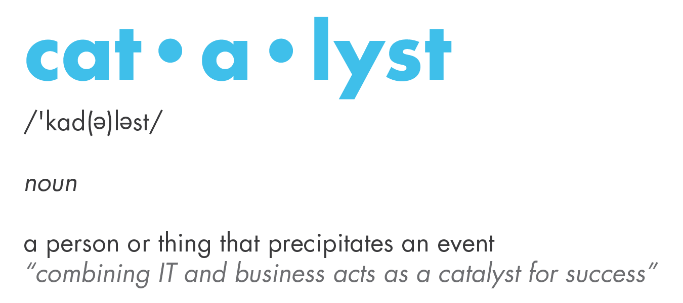 Catalyst definition is a person or thing that precipitates an event