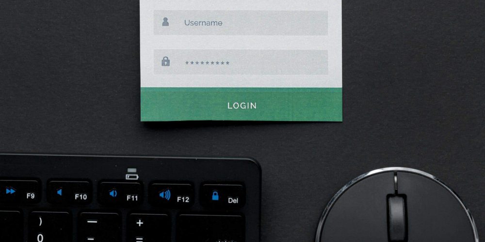 username and password log in