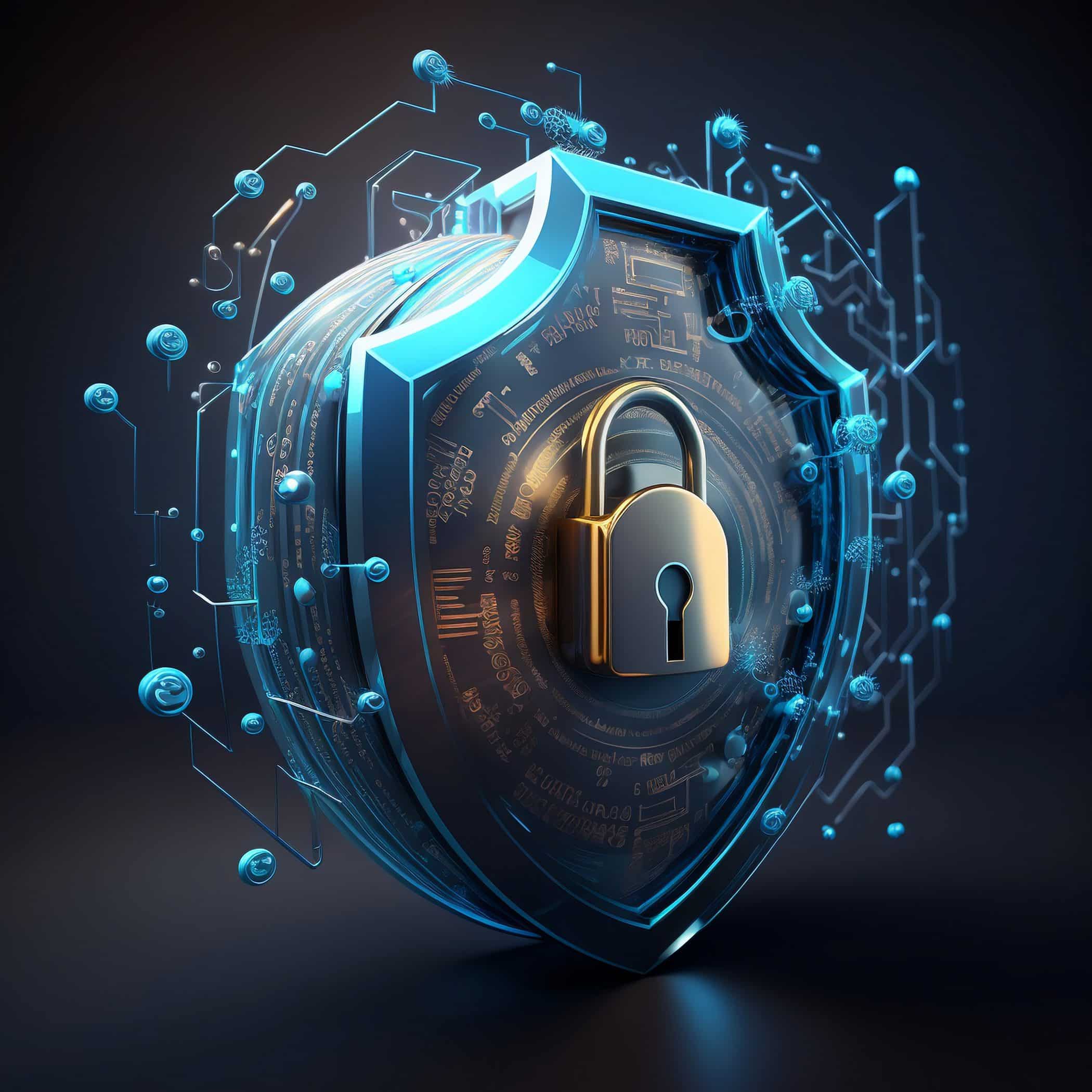 cyber security lock image