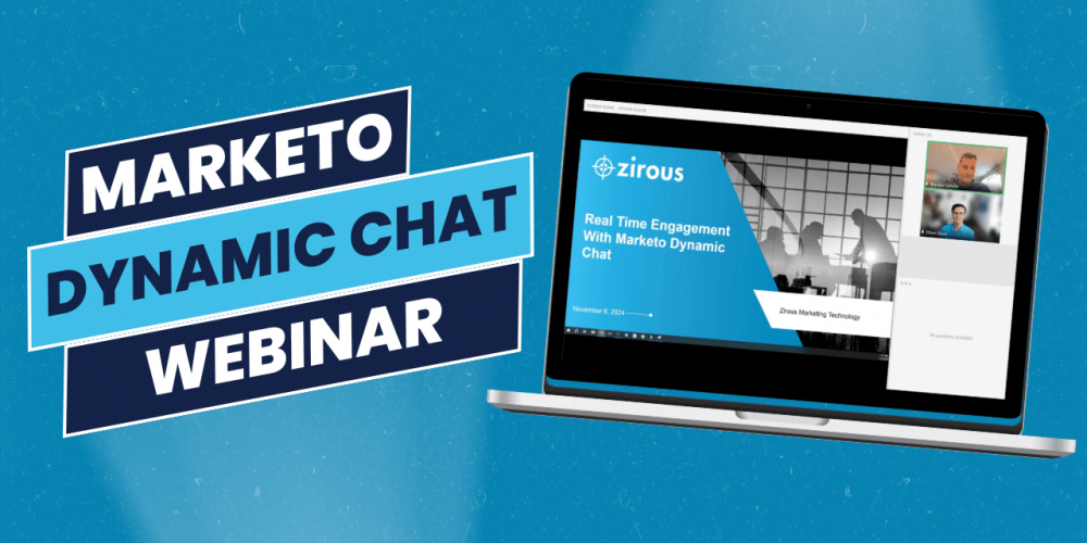 Thumbnail photo for the Marketo Dynamic Chat webinar