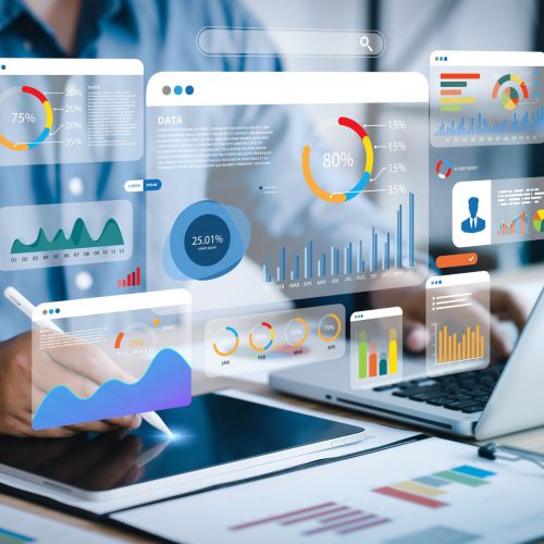 An analyst uses a computer and dashboard for data business analysis and Data Management System with KPI and metrics connected to the database for technology finance, operations, sales, marketing An analyst uses a computer and dashboard for data business analysis and Data Management System with KPI and metrics connected to the database for technology finance, operations, sales, marketing
👔
An analyst uses a computer and dashboard for data business analysis and Data Management System with KPI and metrics connected to the database for technology finance, operations, sales, marketing